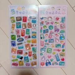 BGM きゅるるんシール 2種セット スナック ニューレトロのサムネイル