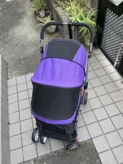 ペットバギー　カート　多頭用小型犬中型犬老犬収納バッグ介護用ドッグカートのサムネイル