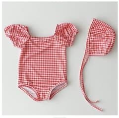 JIMAXBABY ベビー 水着 ギンガムチェックのサムネイル