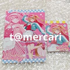 추심의 아이 Donuts Pop Time! 엽서 일러스트 카드 루비