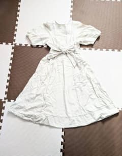 半袖ワンピース アイボリーのサムネイル