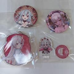 ホロライブ 百鬼あやめ 缶バッジ 4点セット まとめ売り アクスタ アクキーのサムネイル