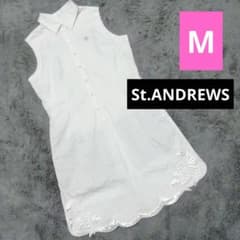セントアンドリュース♡コットン96♡ノースリーブ *ゴルフ*ワンピース M セントアンドリュース♡コットン96♡ノースリーブ *ゴルフ*ワンピース
