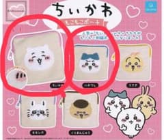 専用☆ ちいかわ ガチャガチャ ポーチ ハチワレ＆ちいかわのサムネイル
