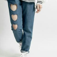 [WEGO]モチーフカット80sパンツ[FREE]のサムネイル