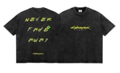 Cyberpunk 2077 빈티지 가공 T셔츠 L사이즈 수입품