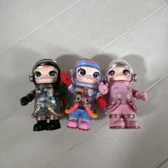 POP MART SPACE MOLLY フィギュア 3体セット 箱なし 正規品のサムネイル