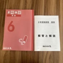 四谷大塚予習シリーズ 夏期講習　国語　社会　6年のサムネイル