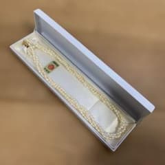 本真珠 3重巻きネックレス シンプル オシャレ レトロ - メルカリ