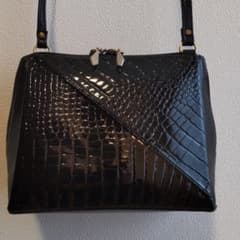 【送料込】黒レディースミニショルダーバッグのサムネイル