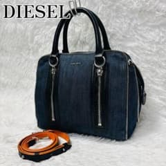 DIESEL 숄더백 2way 지퍼 디테일 데님 Y2K