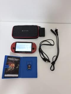 PS Vita 本体 レッド 動作確認済み 8GBメモリーカードのサムネイル