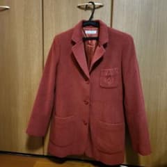 DANAPARIS 赤 アンゴラ ピーコートのサムネイル