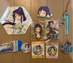 ラブライブ！サンシャイン!! 松浦果南 缶バッジ ウエハース アクキーのサムネイル