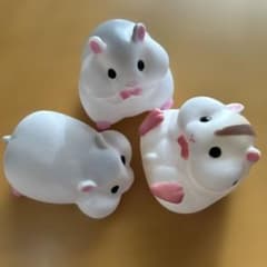 ハムスター ぷにぷに カプセルトイ 3つセット - メルカリ