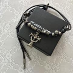 Rosen Kreuz】guilty cross leather choker - メルカリ