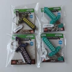 マインクラフト 立体アイテム ラバーフィギュア 3種4個セットのサムネイル