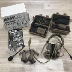 FCS AMPヘッドセットptt二個付きのサムネイル
