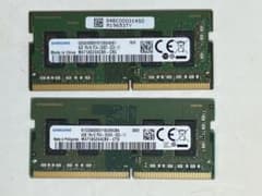 Samsung ノートPC用メモリ 4GB 2枚セット 計8GB - メルカリ