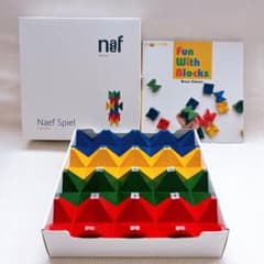 Naef Fun With Blocks 知育玩具　ワールドワイドキッズ Naef Spiel Fun with Blocks 知育玩具 ベネッセ 積み木 - メルカリ