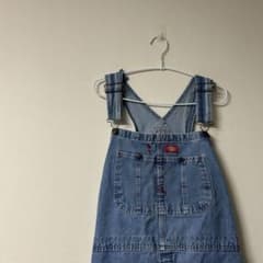 90~00's 古着 Dickies デニム オーバーオール 48x32 サイズのサムネイル