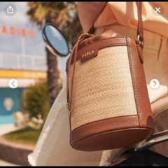 フルラ　ラフィアコレクション　SET MINI BUCKET　ブラウン フルラ ラフィアコレクション SET MINI BUCKET ブラウン - メルカリ