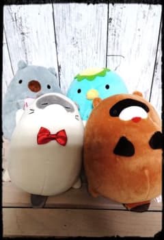 【値下げ】たぬき らっこ かっぱ しろくま ぬいぐるみのサムネイル