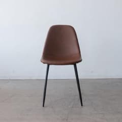 ヴィンテージ ダイニングチェア ソフトレザー アイアンチェア カフェ風