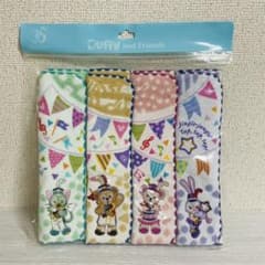 ダッフィーアンドフレンズ　ミニタオル4枚セットのサムネイル