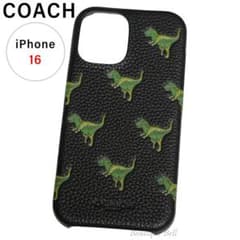 コーチ】レキシー 恐竜 レザー iPhone16ケース ブラックマルチ - メルカリ