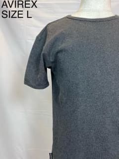 み*そ様 AVIREX アヴィレックス Tシャツ グレー系 サイズLのサムネイル