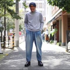 dulcamara  ダメージデニム オーバータックパンツのサムネイル