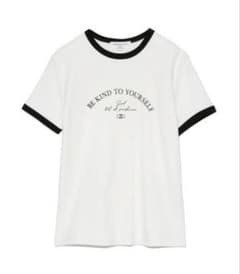 SNIDEL ロゴプリント リンガーTシャツのサムネイル