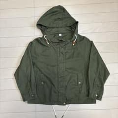 キッズ フード付きジャケット カーキ 130cmのサムネイル