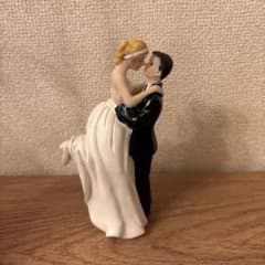 ウェディング ケーキトッパー 新郎新婦 フィギュアのサムネイル