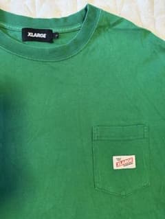 XLARGE グリーン Tシャツ ポケット付きのサムネイル