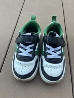VANS スニーカー ホワイト/グリーン/ブラック　16㎝のサムネイル