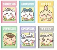 ちいかわ セブンイレブン限定 A4クリアファイル 全6種セットのサムネイル