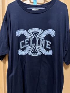 確実正規品 CELINE セリーヌ トリオンフ ルーズTシャツ ブラック M 