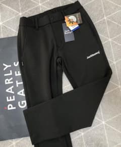 新品 パーリーゲイツ ジャックバニー オクタ裏地付きダンボールパンツ(6)LL黒 新品 パーリーゲイツ ジャックバニー オクタ裏地付きダンボールパンツ