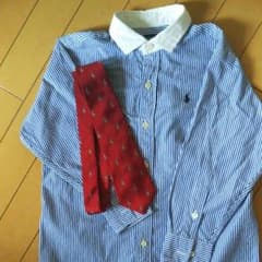 ★なぎなぎ様専用 ★ラルフローレン シャツ&ネクタイ 120のサムネイル