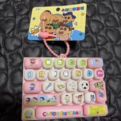 Extra Large Crayon Shin-chan Keyboard Keychain (Pink)