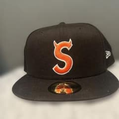 New Era supremeキャップ ブラウン/オレンジ 7 5/8のサムネイル