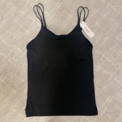 tuhacci / ワイヤー入りカップ付きキャミソール｟冷感タイプ｠黒　Lサイズのサムネイル