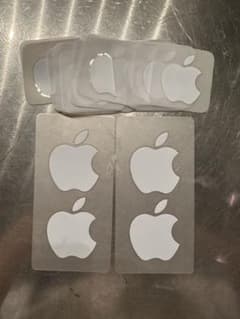 Apple ロゴ ステッカー リンゴ16個分　新品未使用　即決OKのサムネイル