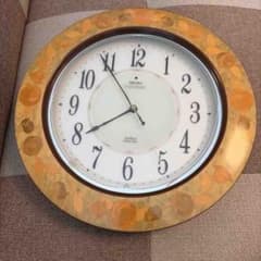 セイコー プレミアム 電波掛時計木象嵌 LS219M アンティーク - メルカリ