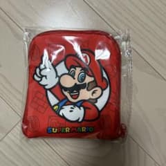 新品未開封　スーパーマリオ ポーチ 赤のサムネイル