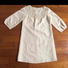 【お値下げ】オフオン♡首元フリルワンピースのサムネイル