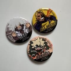 僕のヒーローアカデミア 缶バッジ 3種セットのサムネイル