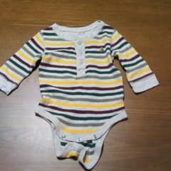 babyGap リブ素材長袖ボディスーツ 70サイズのサムネイル